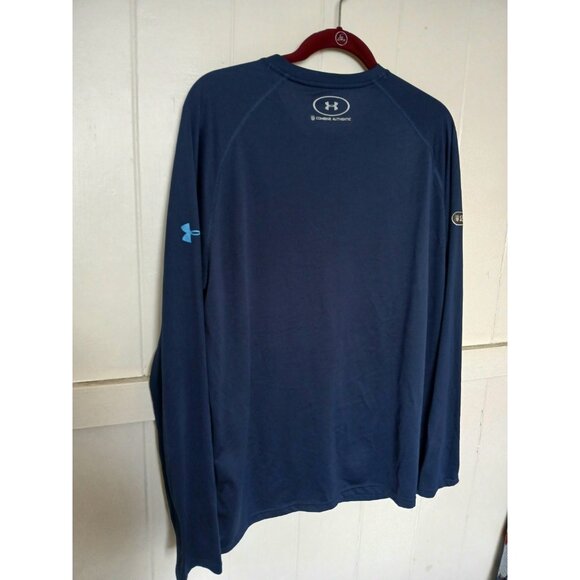 Tennessee Titans Shirt NFL Combine AuthenticbUnder Armour Men's Large Navy LS - Picture 6 of 13